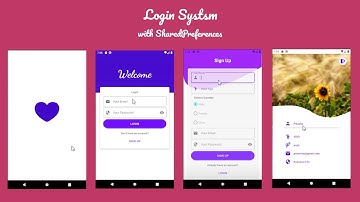 Simple Login System with SharedPreferences | Android