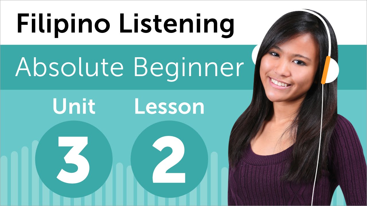 Filipino Listening Practice - Choosing a Delivery Time in The Philippines