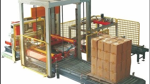 Automatic Gantry Palletizing Machine For Carton Stacking  Floor-level palletizer آلة منصات نقالة.