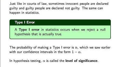 Intro to Hypothesis Testing (part 2)
