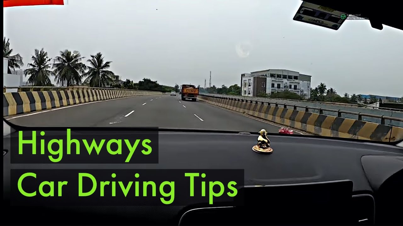 Car Driving Tips for Highways - Beginner Car Driving Lessons - YouTube