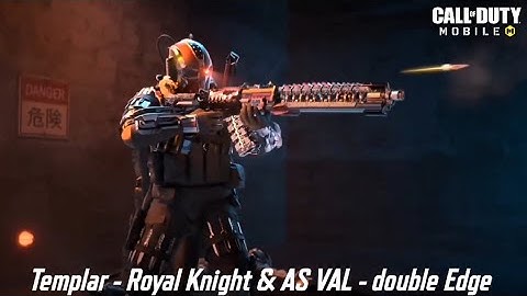 *NEW* MYTHIC DROP FOR TEMPLAR - ROYAL KNIGHT & AS VAL - DOUBLE EDGE | COD MOBILE