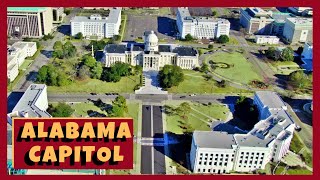 Alabama State Capitol Drone Video