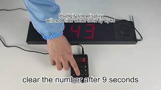 How to set the called number automatic clear time for the queue calling system(JT-204Q)