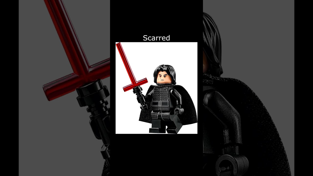 LEGO Star Wars Kylo Ren Minifigure Evolution