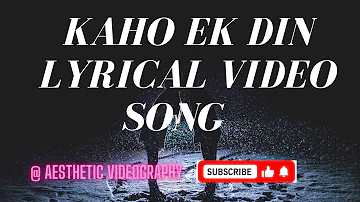 Kaho Ik Din 🔥 | Cover Song  | Ahmed Jahanzaib | Slow + Reverbed | 4K WhatsApp Status
