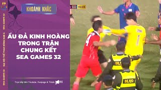 Màn ẩu đả kinh hoàng giữa U22 Thái Lan và U22 Indonesia trong trận chung kết SEA Games 32