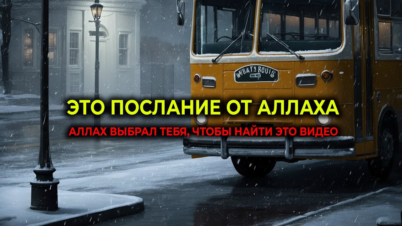 Аллах избрал тебя, чтобы ты нашел это видео. Вернись к Аллаху.