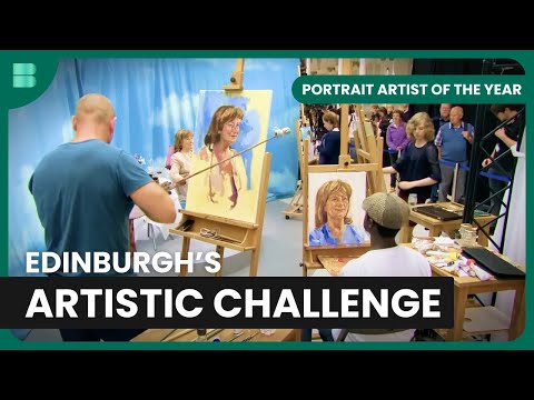 Scotland Museum Portrait Challenge - Portrait Artist of the Year -  EP2 - Art Documentary