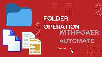 Folder Operation using Power Automate | Power Automate