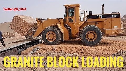 Granite Block Loading For Factory (VI)