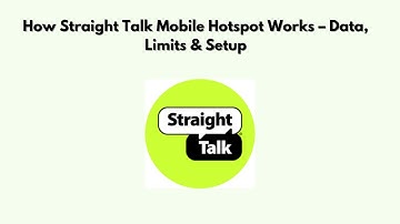 Hoe Straight Talk Mobile Hotspot werkt – Data, limieten en instellingen