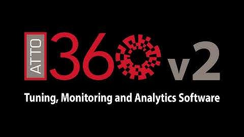 ATTO360 Version 2.0 for Mac, Windows, and Linux! Tuning, Monitoring, Analytics Software