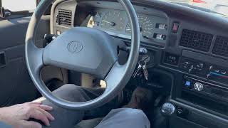 1993 Toyota pickup driving
