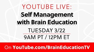 Self Management with Brain Education | LIVE Q&A