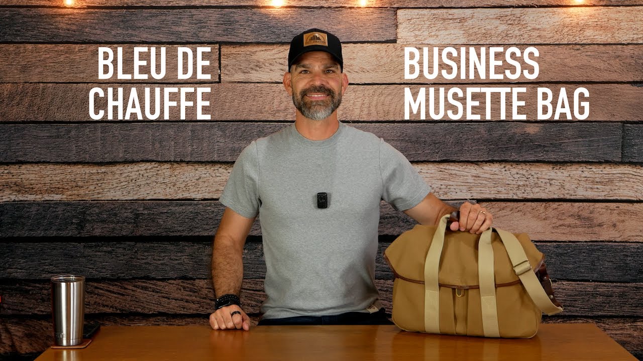 BLUE DE CHAUFFE BUSINESS MUSETTE BAG: heritage style with modern functionality