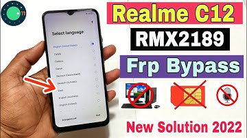 Realme C12 FRP Bypass | New Solution 2022 | Realme C12 Google Account Bypass | Fix No Voice Typing |