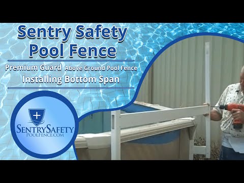 Premium Guard Above Ground Pool Fence Installing Bottom Span You You Tv Live Like Never Before