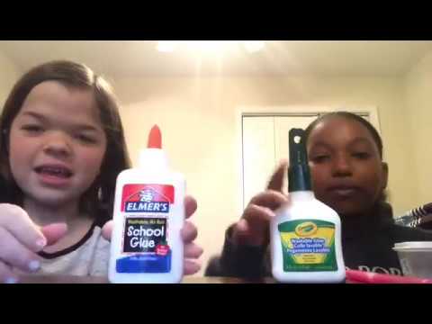 Elmers Glue vs Crayola Glue - YouTube