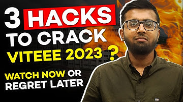 Top 3 Hacks To Crack VITEEE 2023🔥 #viteee2023 #vitvellore #tukkatricks