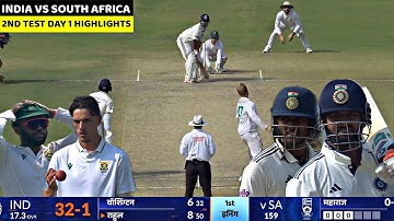 India vs South Africa 2nd Test Match Day 1 Highlights | IND vs SA 2nd Test Day 1 Full Highlights