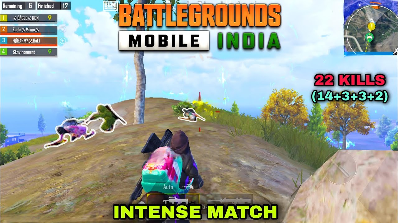 BGMI | SUPER INTENSE MATCH "22 KILLS" CHICKEN DINNER - YouTube
