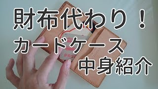 【ミニマリスト女性】財布代わりのカードケースの中身紹介！と使っている理由♪キャッシュレス生活