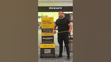 Meauring out personal item bin sizes pt1 #frontier #spirit #personalitem #travel #hack #budget