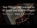 Ten Things I've Learned in 10 Years and 10,000 Charts (Part 7)