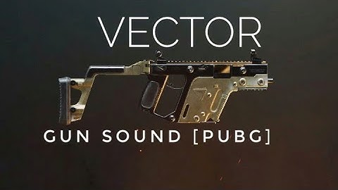 Vector gun sound [PUBG] single,auto, with suppressor,without suppressor, reloading sound