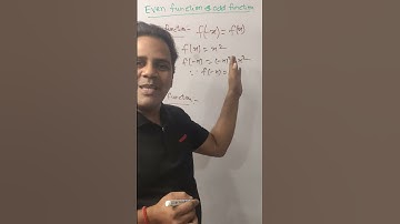 EVEN AND ODD FUNCTIONS | even & odd functions class 12 math | even & odd functions jee |#shorts