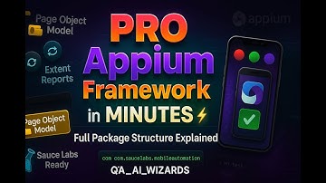 🚀 Appium Android Framework Structure Explained | Best Practices for Mobile Test Automation in Java