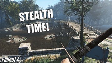 Lets Play Fallout 4 Modded Survival Part 5 Time For Some Stealth !