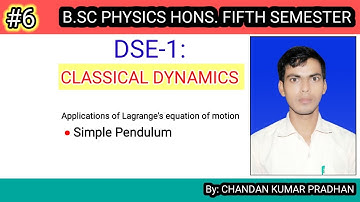 CLASSICAL MECHANICS: Applications of Lagrange