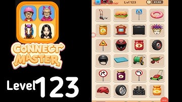 Connect Master Match Puzzle level 123 Guide Walkthrough Solution