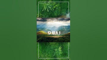 Suraj Name Art || Name Trending Tutorial Video 📸🥰 SURAJ || Comment Your Name 📛 🎨🎨 || Suraj Name