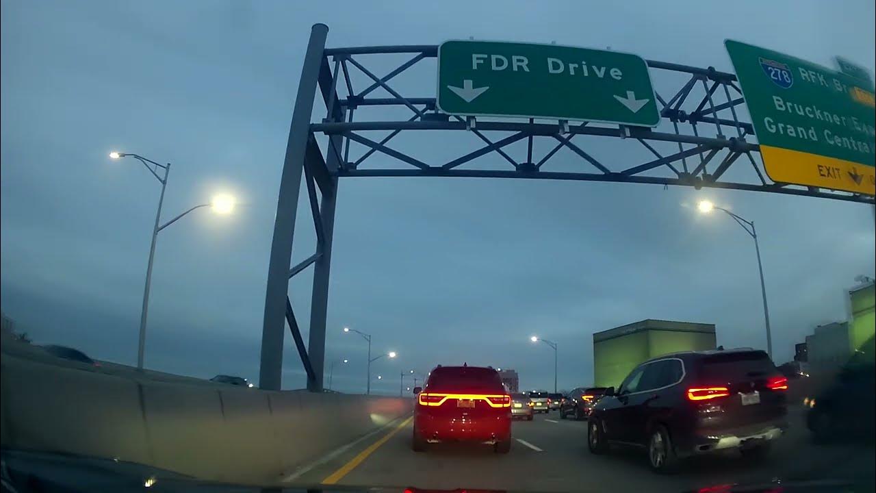 Driving South on the Harlem River Drive & Franklin D. Roosevelt East