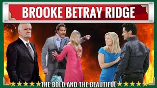 CBS The Bold and the Beautiful Spoilers Bill convinces Brooke to betray Ridge