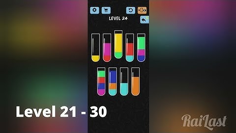 Water Color Sort | Level 21 - 30