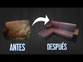 como hacer un sofa o sillon con materiales reciclados