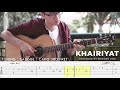 Khairiyat | Fingerstyle Guitar Tabs Tutorial | Arijit Singh | Chhichhore | Pritam Mp3 Song