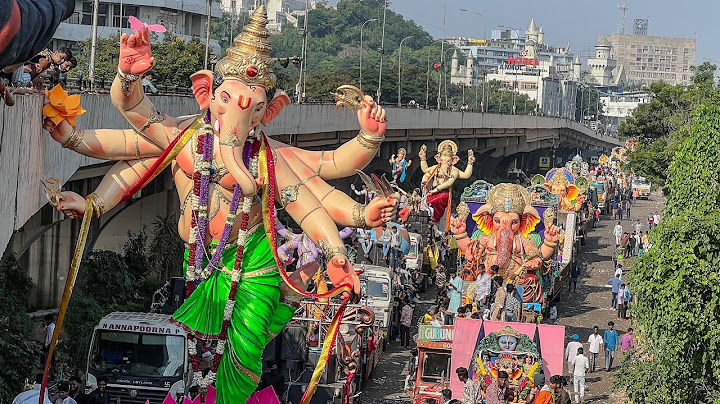Big Ganesh Shobha Yatra | Ganpati Nimajjanam in tank Bund | Ganesh immersion 2024 | Ganesh visarjan