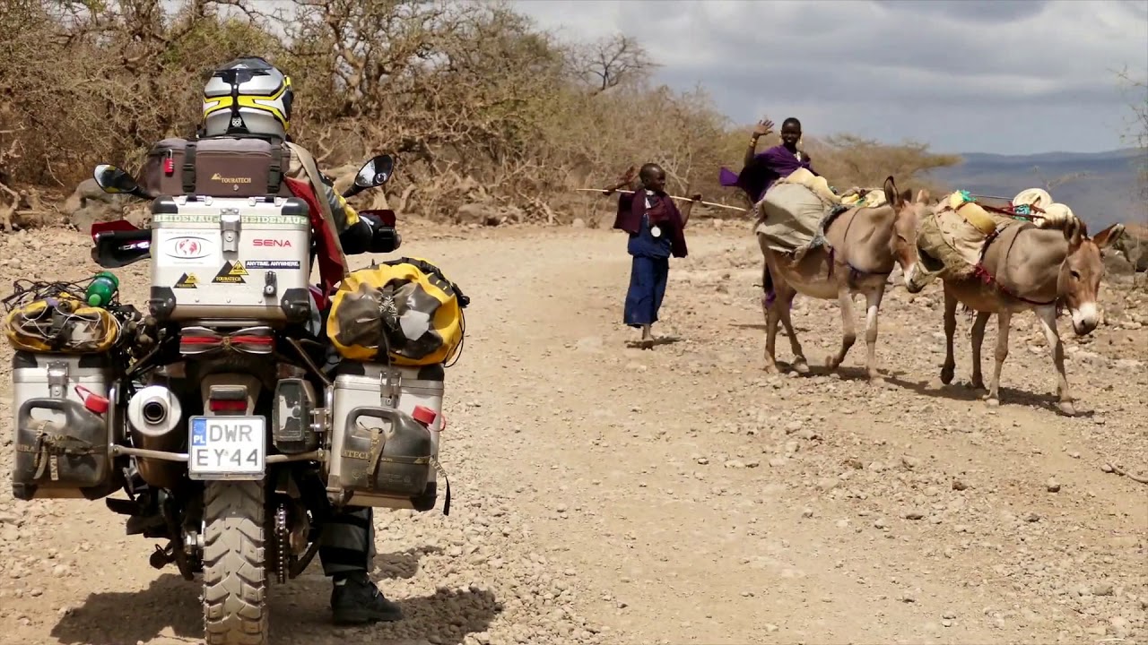 Motorcycle ride in Africa tour YouTube