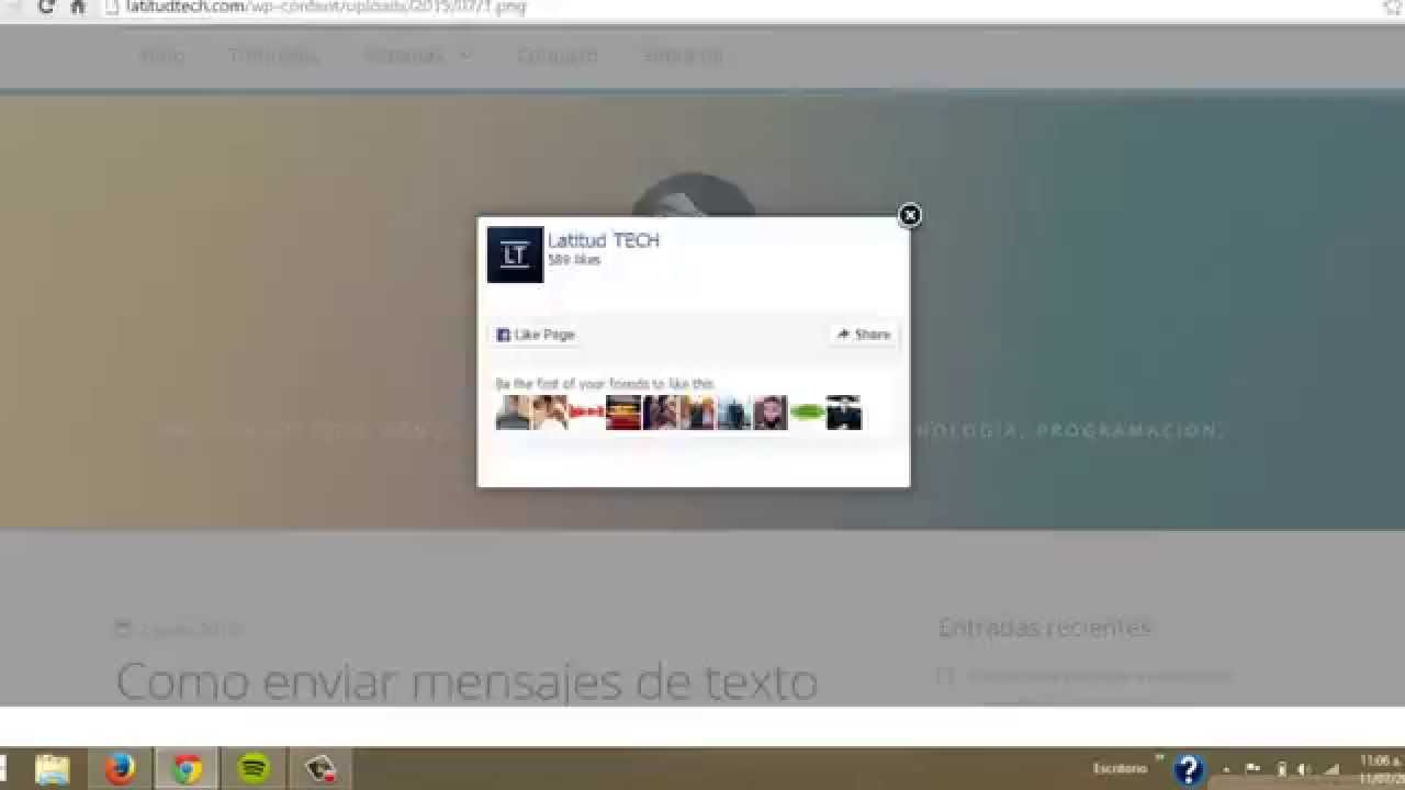 Como crear una ventana emergente de Facebook en WordPress YouTube