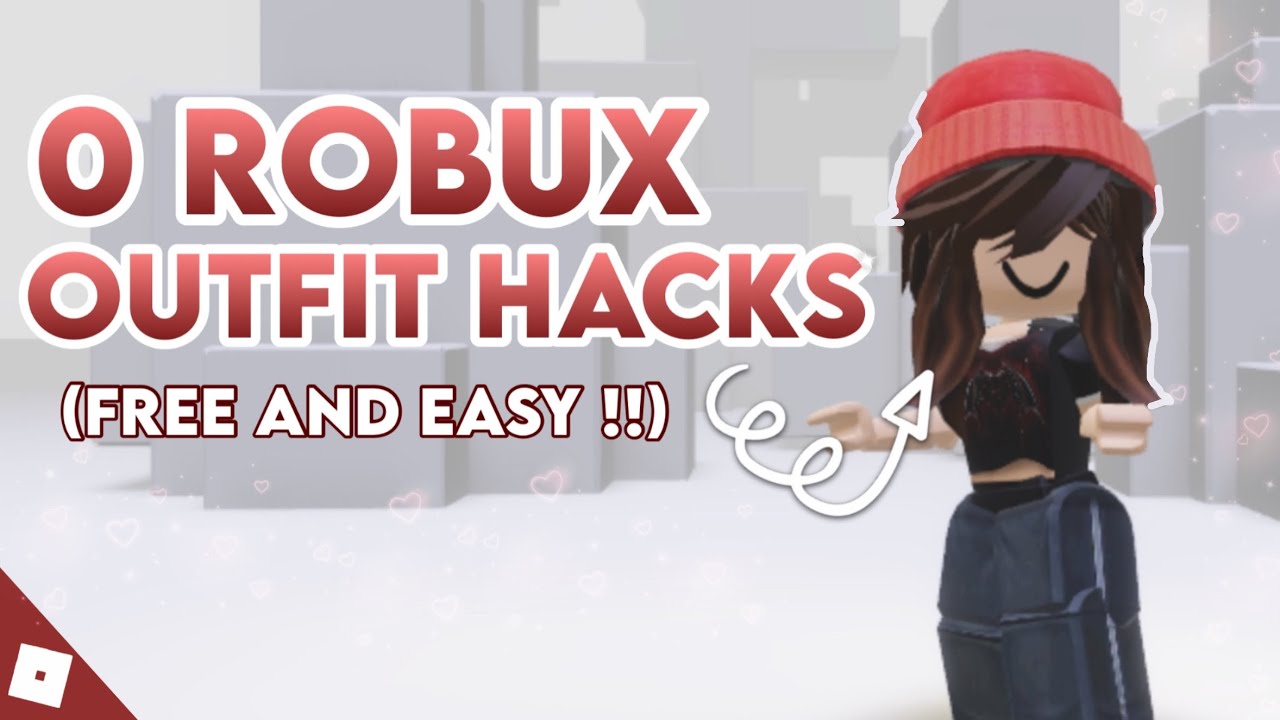 Easy 0 Robux Outfit Hacks ₊ ⋆⭒˚｡ - YouTube
