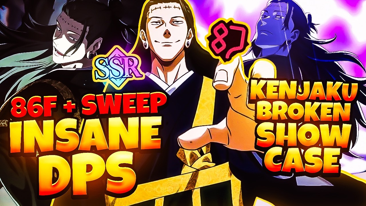 NEW* KENJAKU IS SO BROKEN! BEST RED DPS IS HERE! 86F TOWER & SWEEP