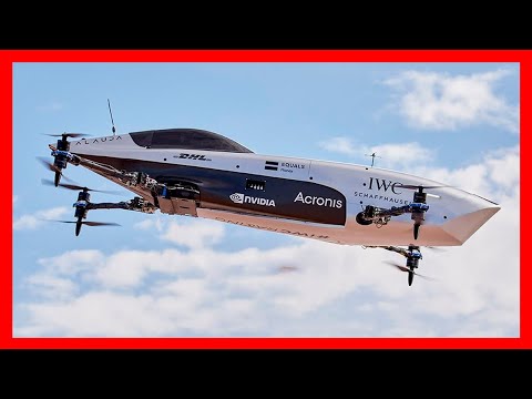 Video: Las Carreras De Autos Voladores Tripulados Llegarán En 2021