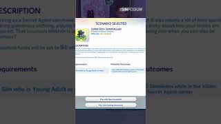 Scenario Update Sims 4. #shorts Profile