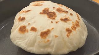 خبز التركي خبز البازلاما فقط في المقلاه رااائع جداً