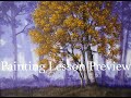 How to paint a misty forest acrylic painting - painting lesson preview with Tim Gagnon tree art